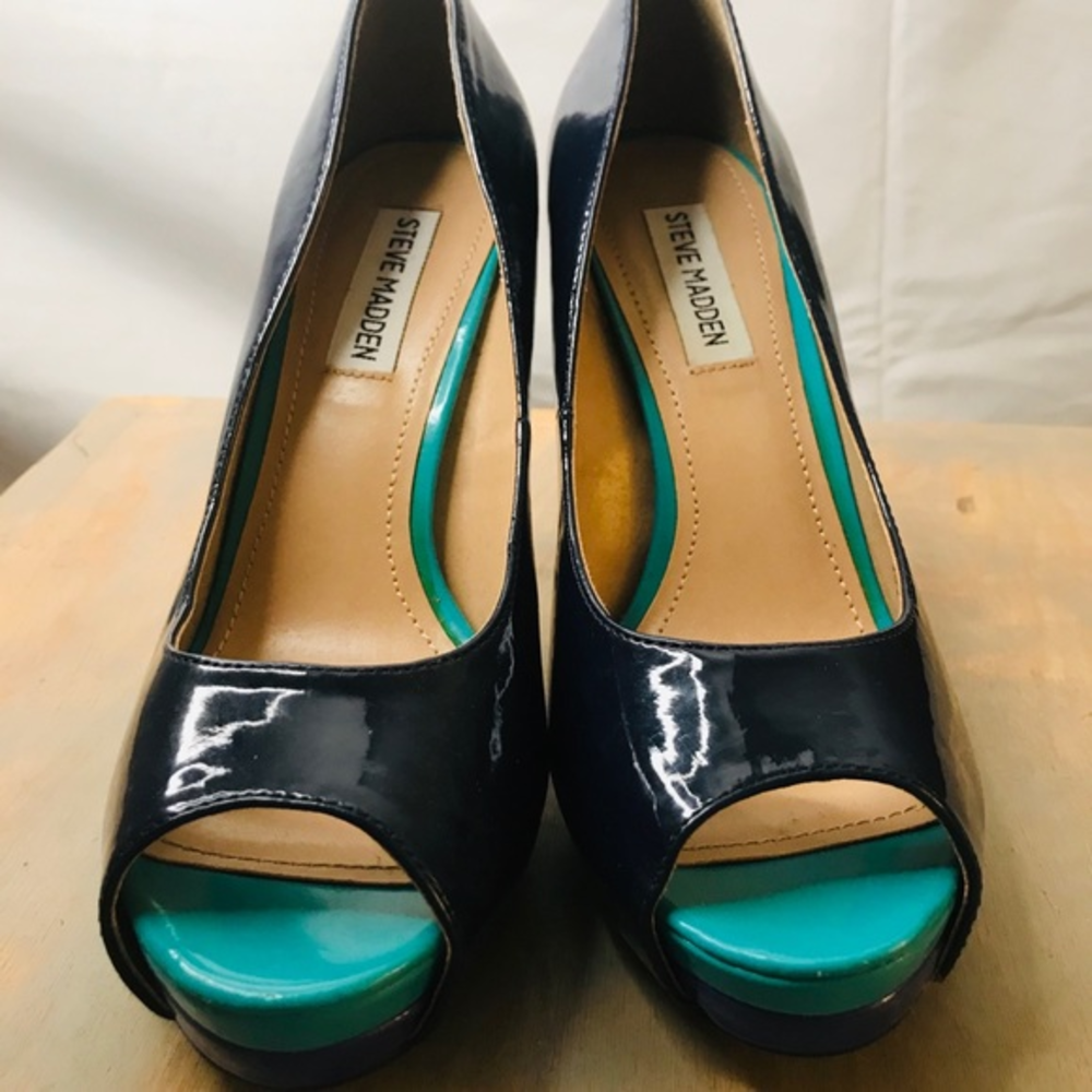 Steve‎ Madden Colorblock Heels 8.5